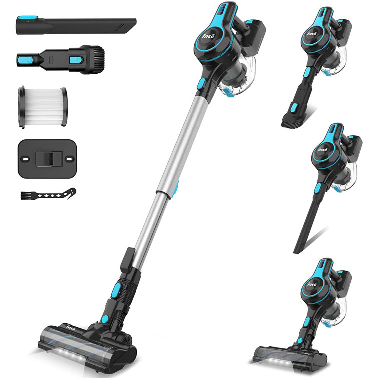 INSE Cordless Vacuum Cleaner Lightweight Powerful Suction Stick Vacuum